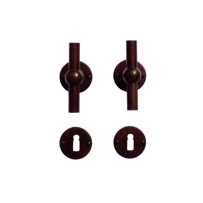 HDD Poignées de porte Petra NM T+T de couleur rouille