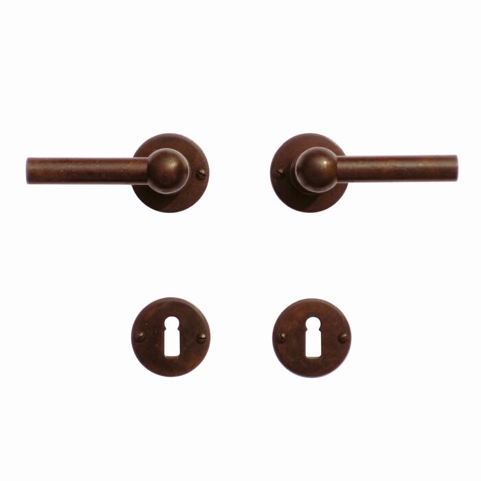 HDD Türgriffe Petra NM L+L in Rostfarbe