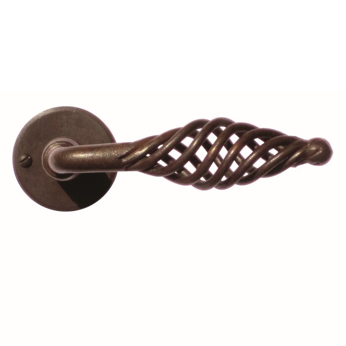 HDD Spiralus door handles in rust colour