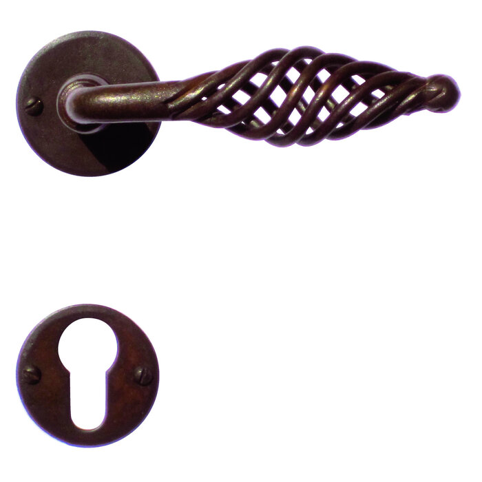 HDD Poignées de porte Spiralus couleur rouille