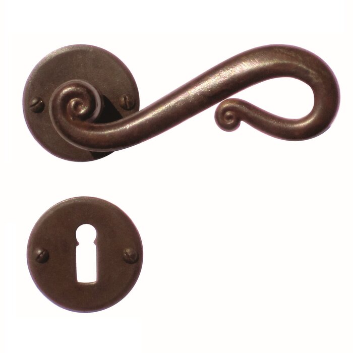 HDD Romana door handles in rust color