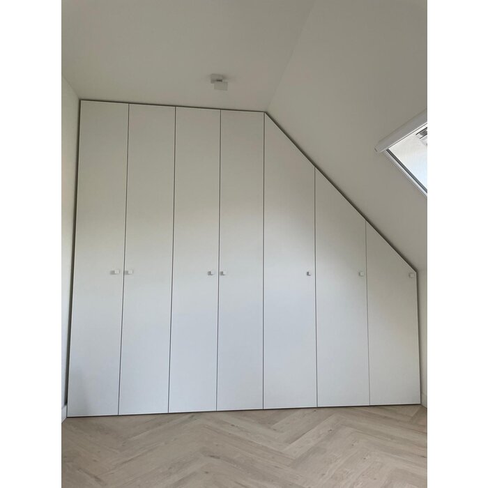 I.B.E. Matt white square furniture knob 30x30x24 mm