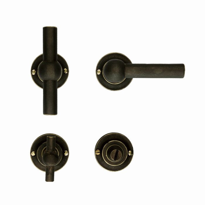 HDD Old Messing deurklinken Petra T + L