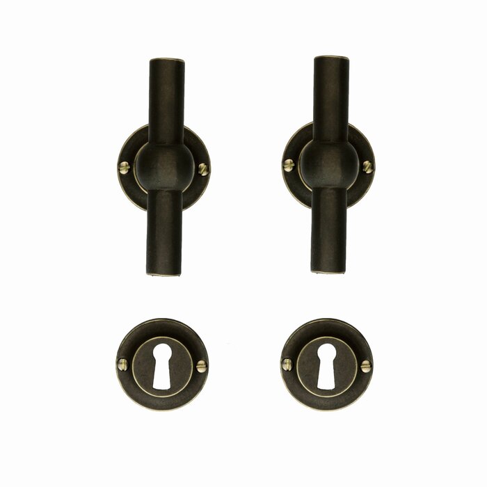 HDD Old brass door handles Petra T + T