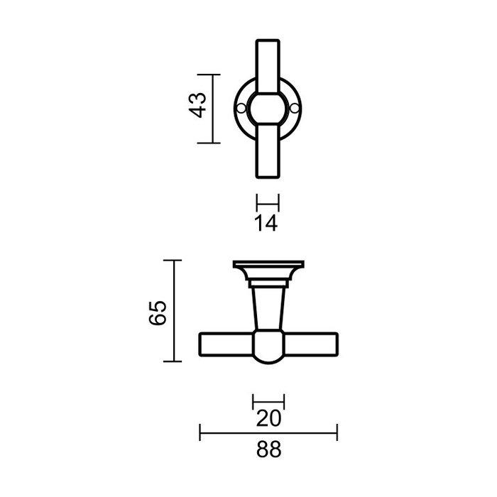HDD Old brass door handles Petra T + T