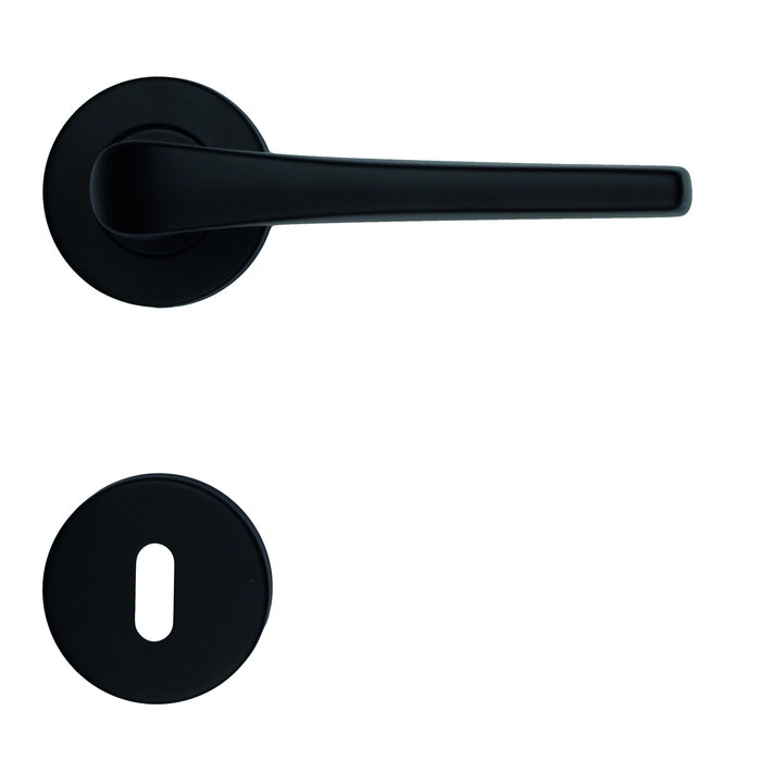 HDD Poignées de porte plates noires SIPORA