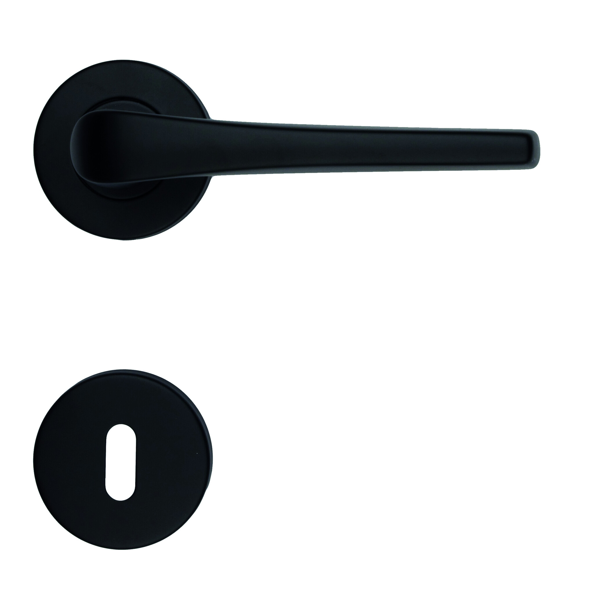 Schuifdeurrail Zwart 500cm (2 Delen