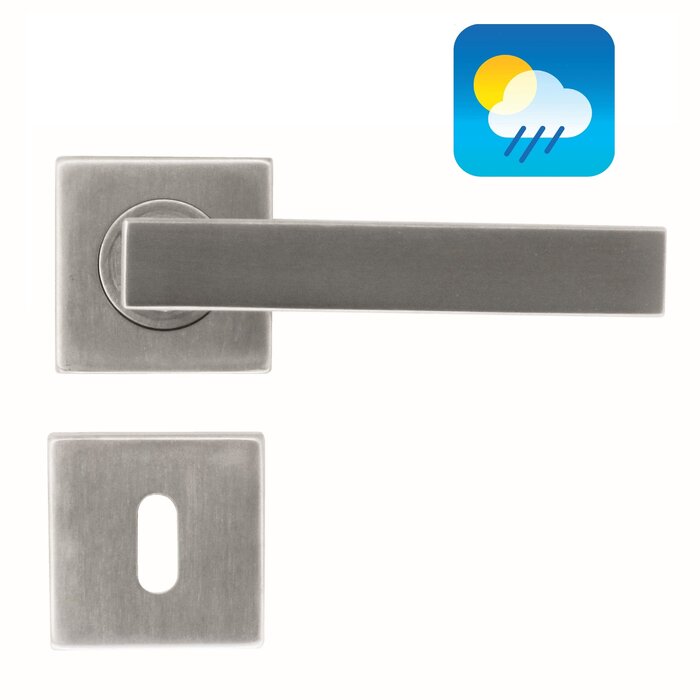 HDD Stainless steel door handles Cosmic also for outdoor use