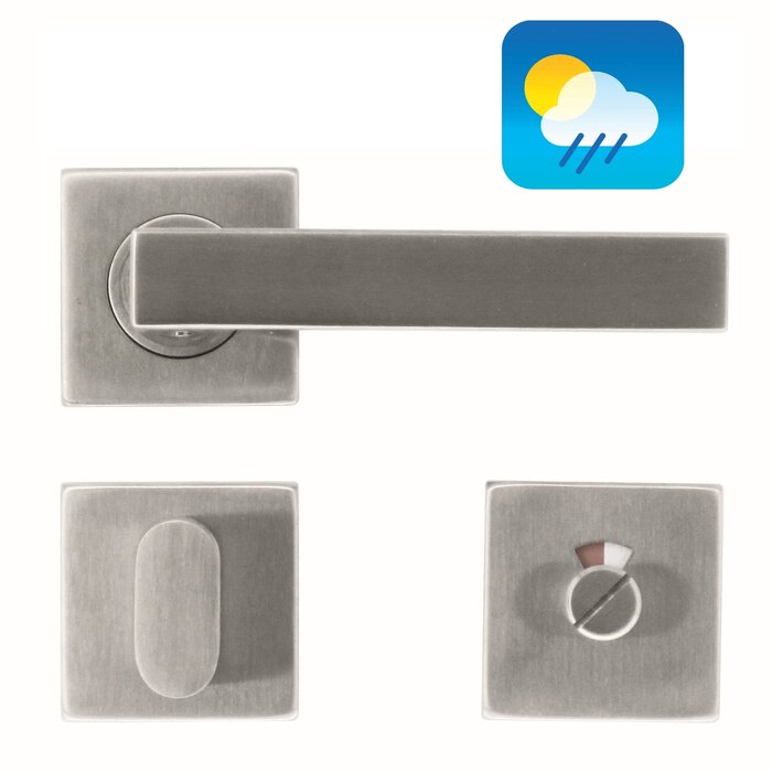 HDD Stainless steel door handles Cosmic also for outdoor use