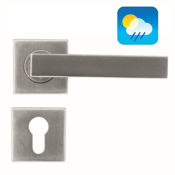 HDD Stainless steel door handles Cosmic also for outdoor use