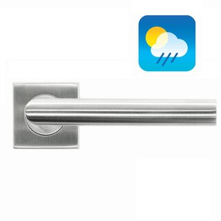 HDD Stainless steel door handles Square "I shape 19 mm"