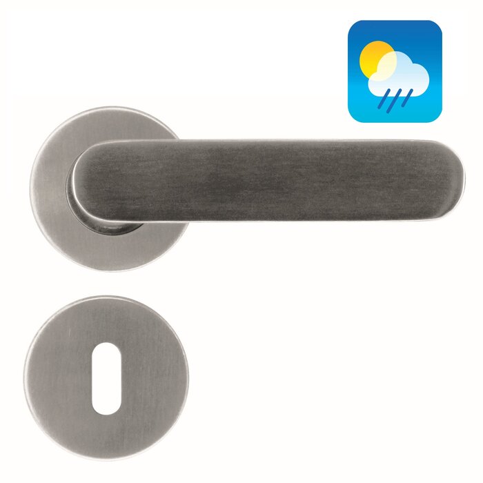 HDD Door handles "Space" stainless steel plus also for outdoor use