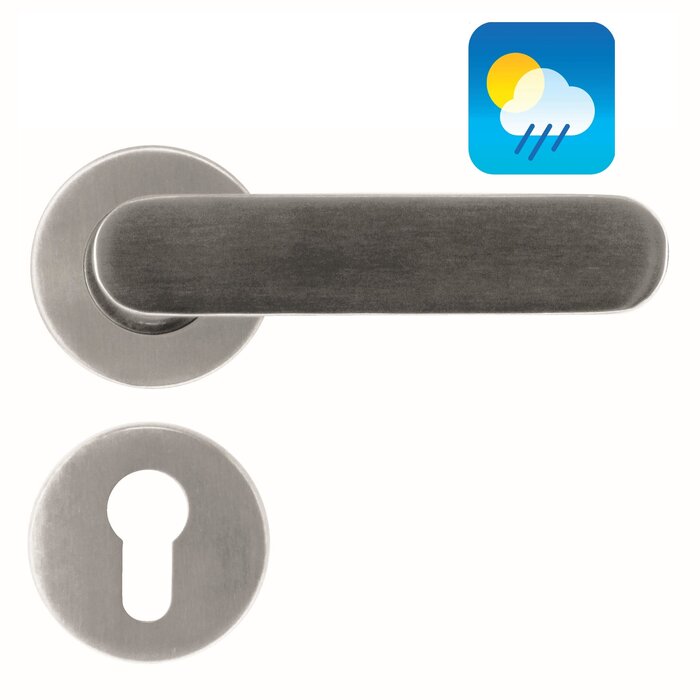 HDD Door handles "Space" stainless steel plus also for outdoor use