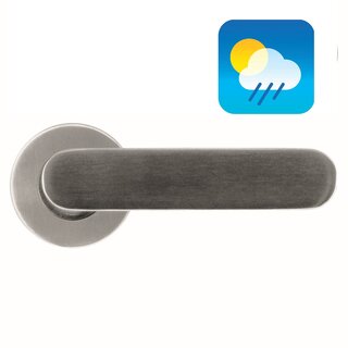 HDD Door handles "Space" stainless steel plus