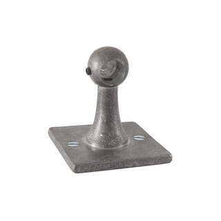 Dauby Pièce de support d'extrémité Carré métal brut (RM)