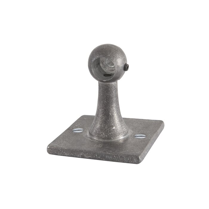 Dauby Piece end support Square raw metal (RM) on square rosette