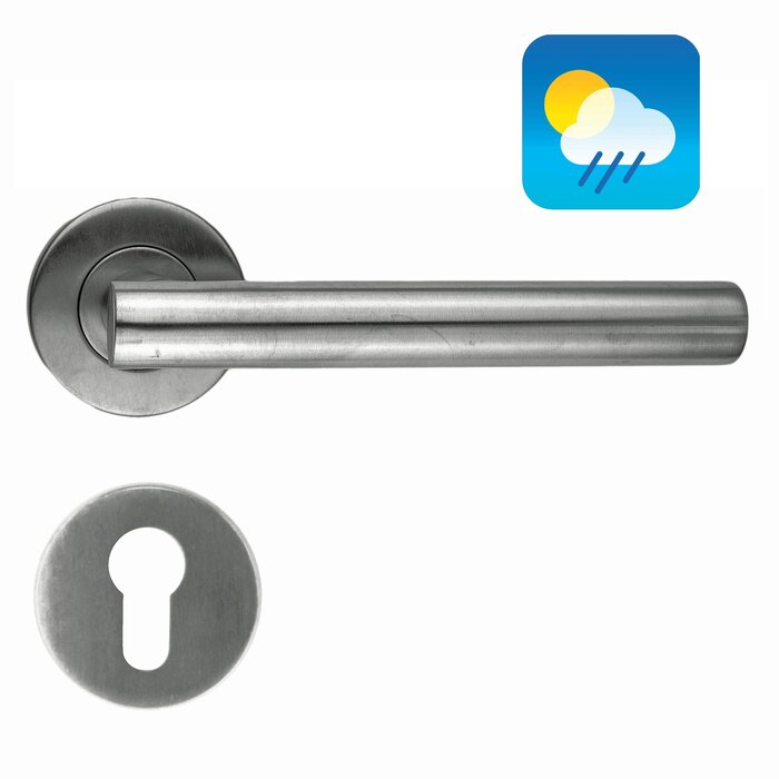 HDD Door handles "T shape 19mm" stainless steel plus also for outdoor use