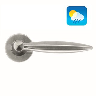 HDD Door handles 'Saturn' stainless steel plus