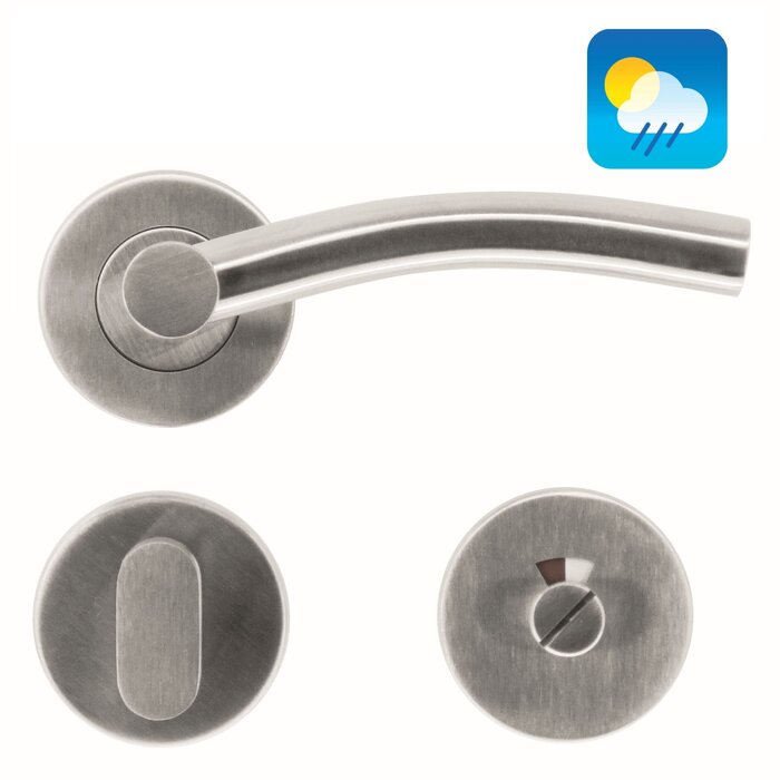 HDD Stainless steel door handles 'Nitro' also suitable for outdoor use