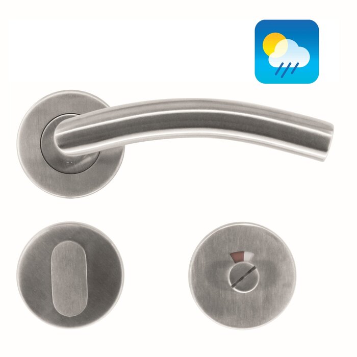 HDD Edelstahl-Türgriffe 'GI-Form 19mm' auch für den Außenbereich