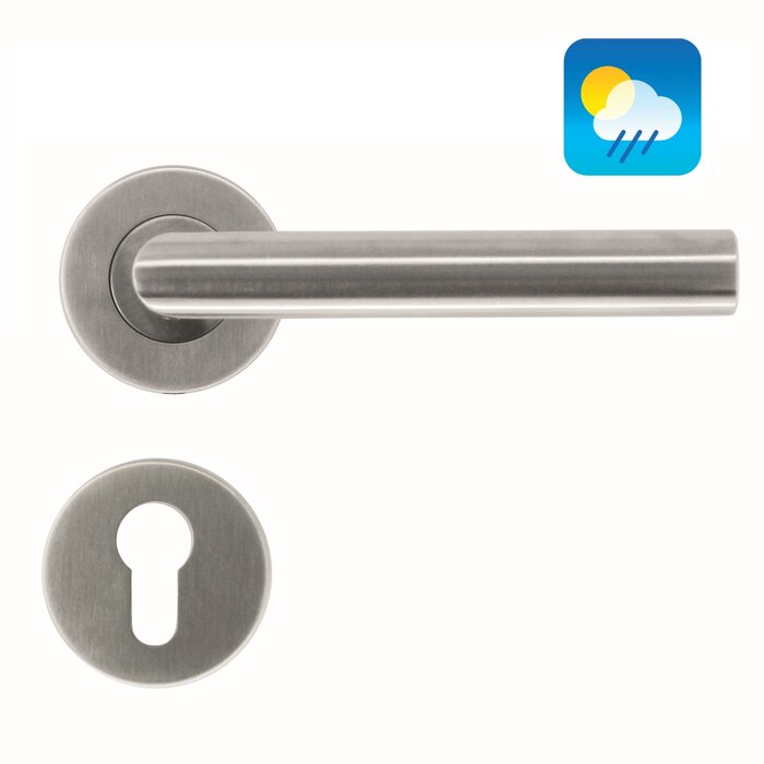 HDD Stainless steel door handles "Rocker" also for outdoor use