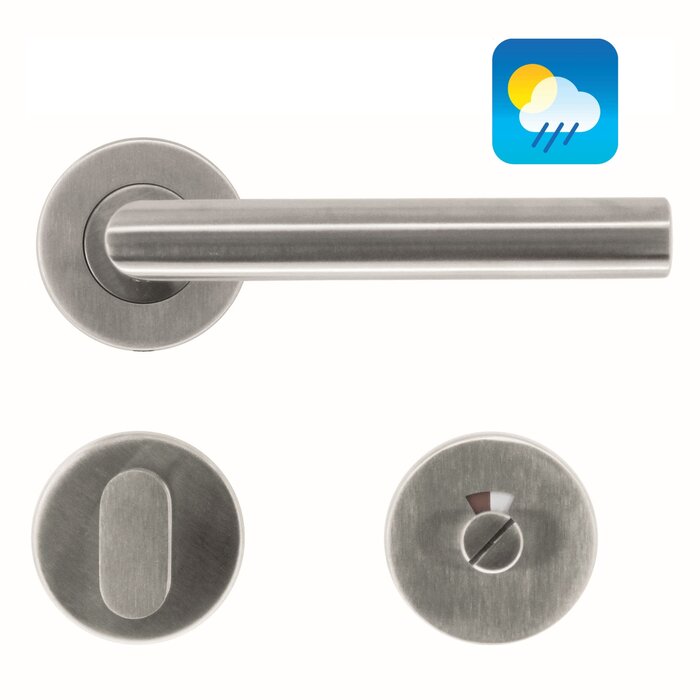 HDD Stainless steel door handles "Rocker" also for outdoor use