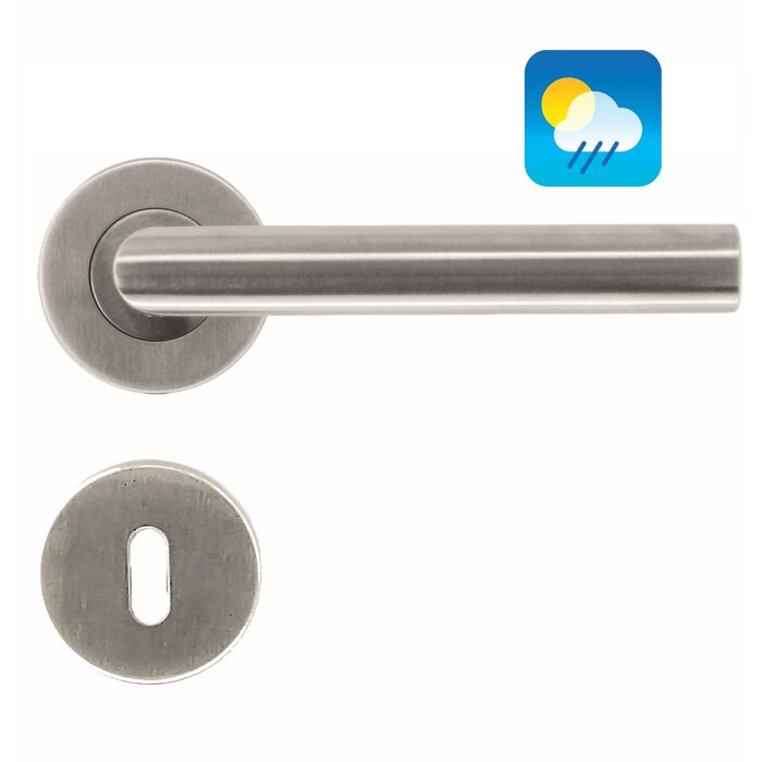 HDD Stainless steel door handles "Rocker" also for outdoor use