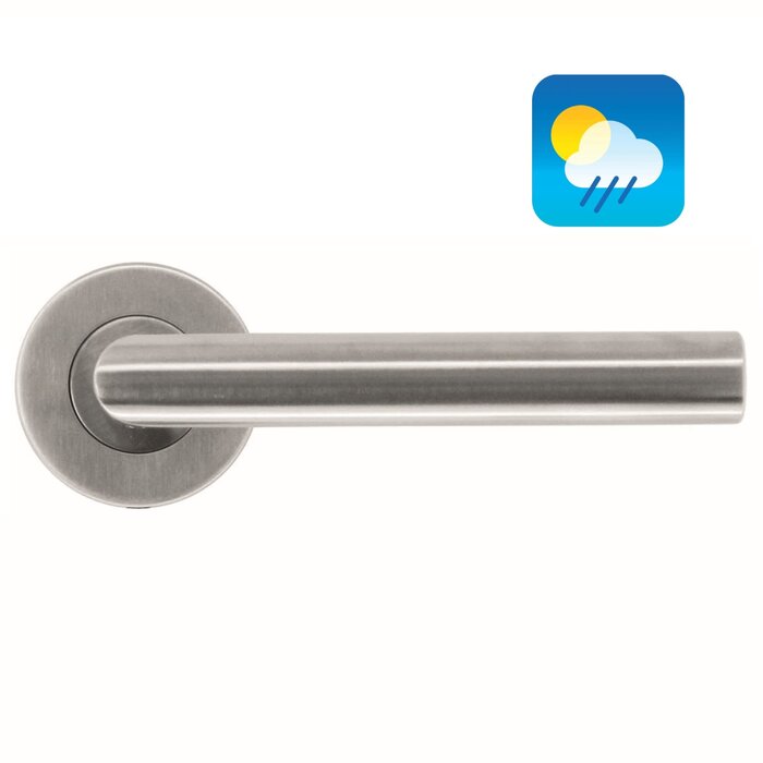 HDD Stainless steel door handles "Rocker" also for outdoor use