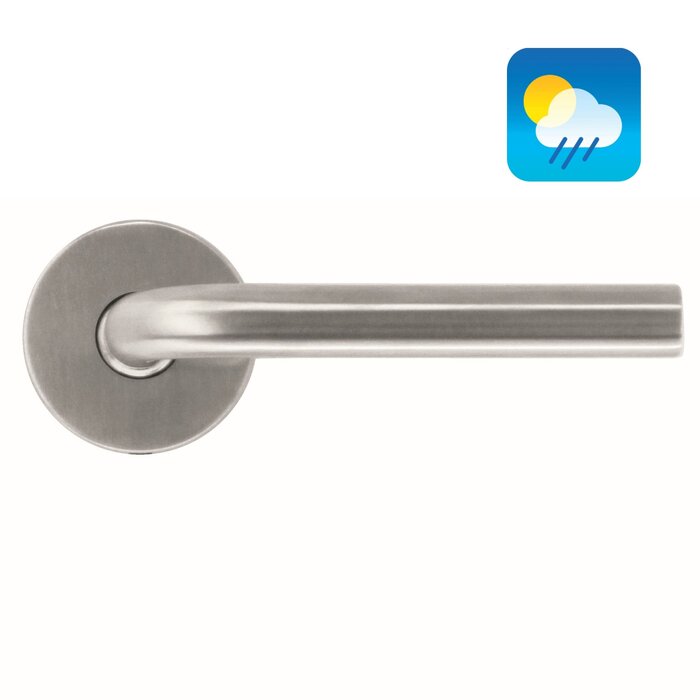 HDD Stainless steel door handles "Jive" 16 mm also for outdoor use