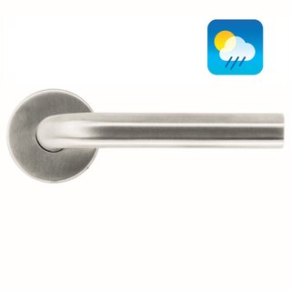 HDD Stainless Steel Door Handles "Jive 19 mm" stainless steel plus