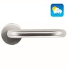 HDD Door handles "U-shape" 19mm 'stainless steel plus