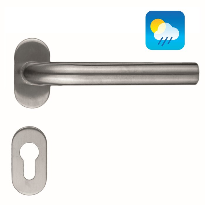 HDD Edelstahl Türgriffe Profil "L-Form" auch für den Außenbereich