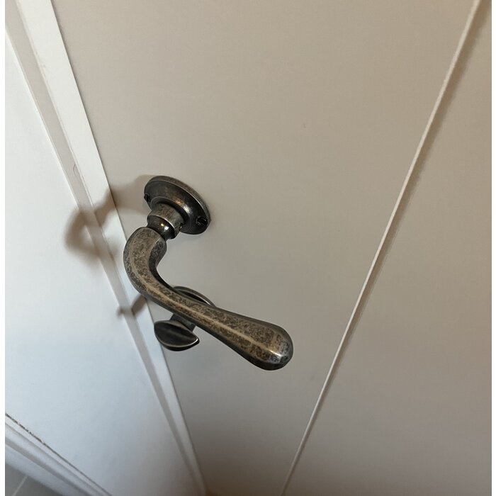 HDD Poignées de porte anciennes en argent Gretana