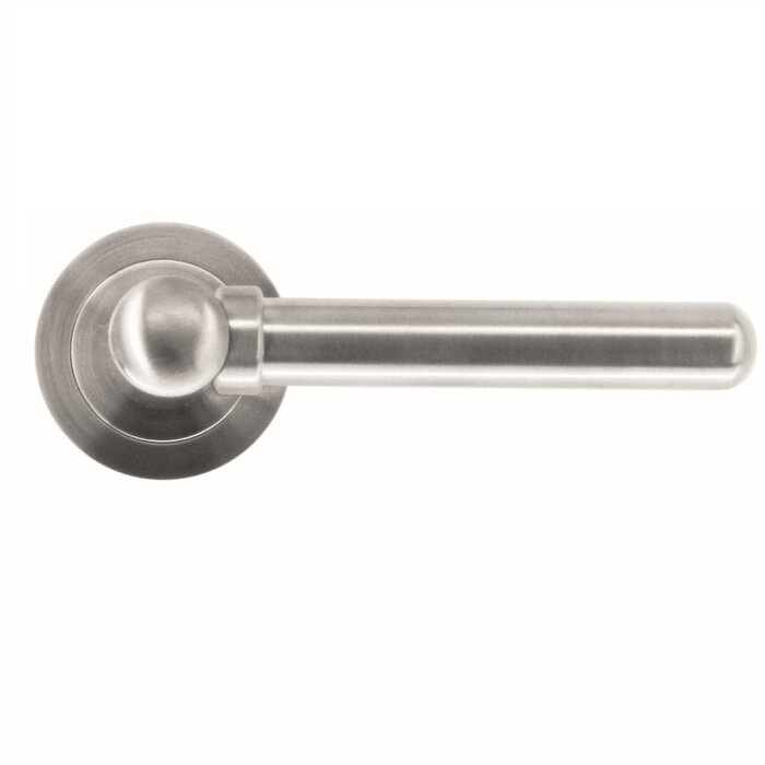 HDD Solid stainless steel look door handles "Via"