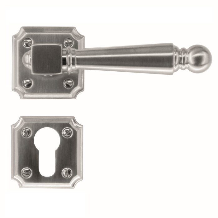 HDD Stainless steel look door handles Rubens