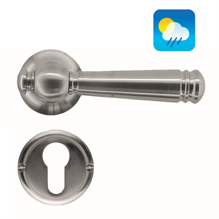 HDD Poignées de porte en acier inoxydable « Anna-Lucia » également pour l'extérieur