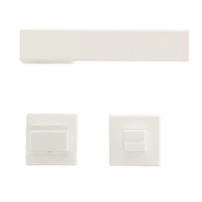 HDD White door handles X-TREME with structured paint