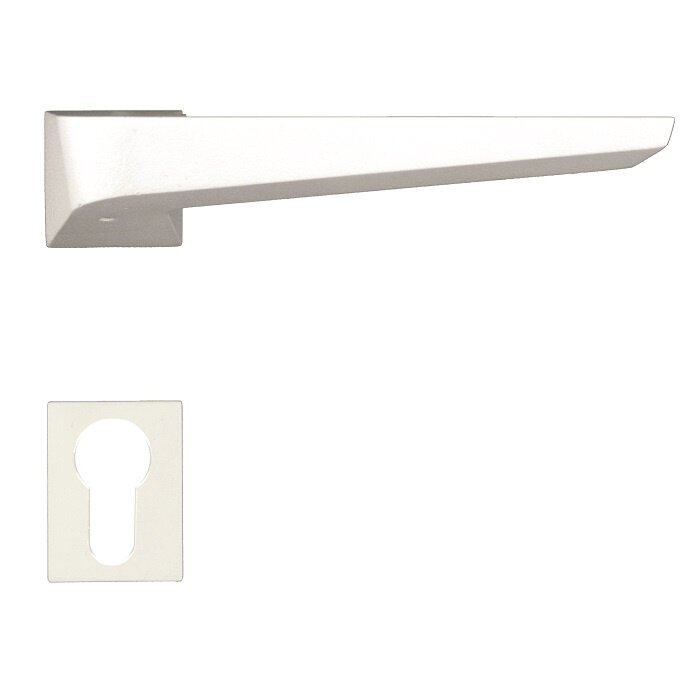 HDD White door handles STAR with structured paint