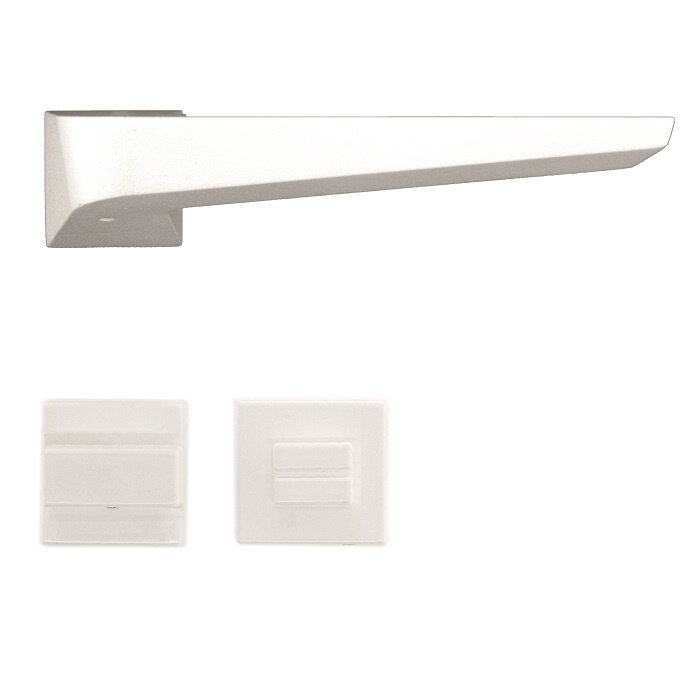 HDD White door handles STAR with structured paint