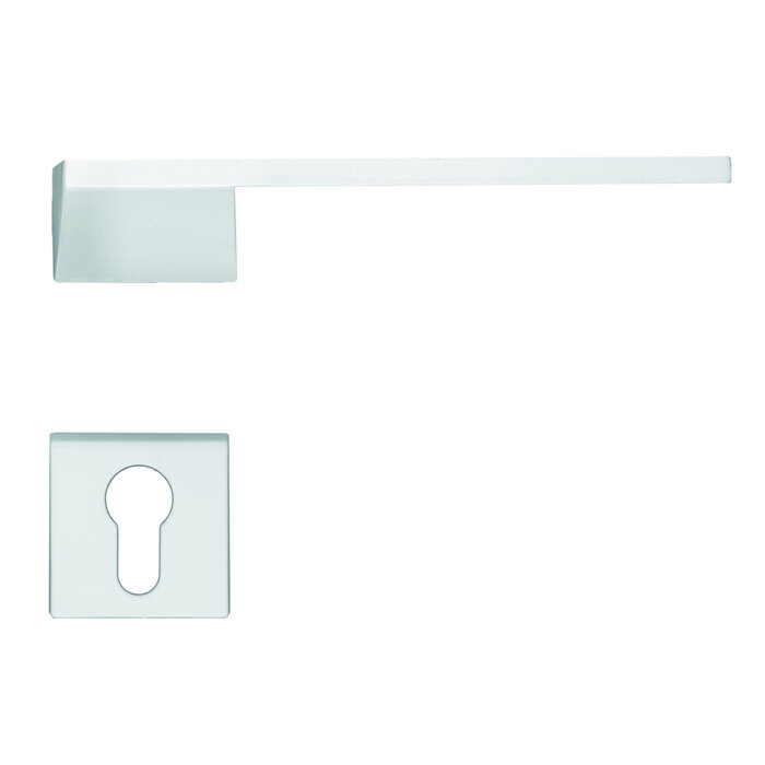 HDD White door handles Seliz with structured lacquer