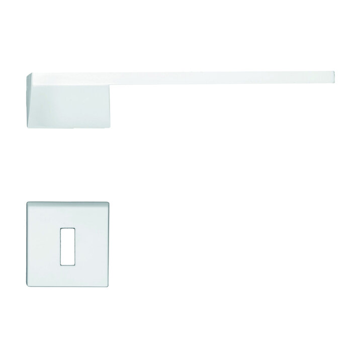 HDD White door handles Seliz with structured lacquer