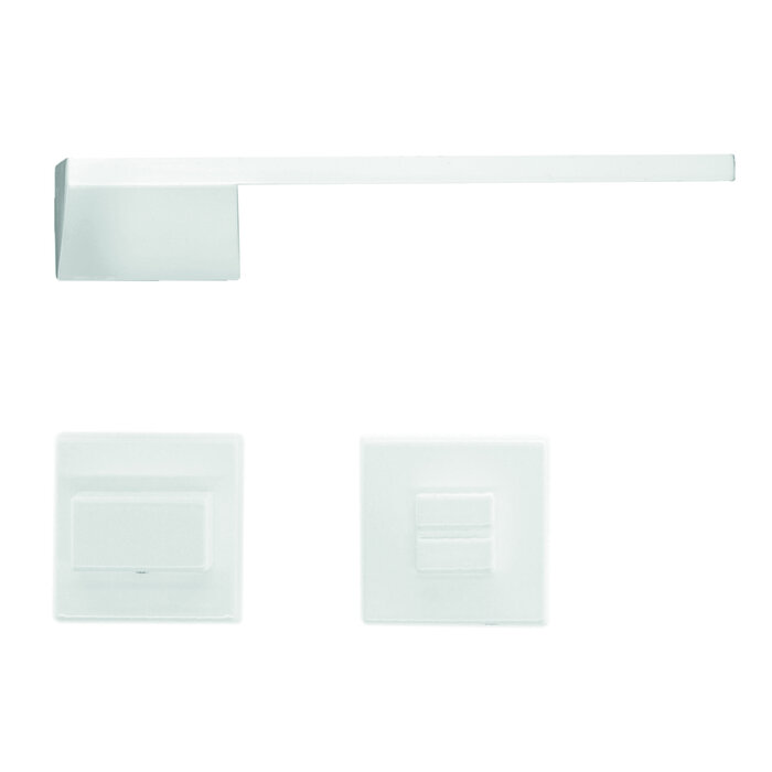 HDD White door handles Seliz with structured lacquer