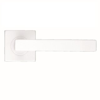 HDD Weiße Türgriffe Kubic Shape mit Struktur