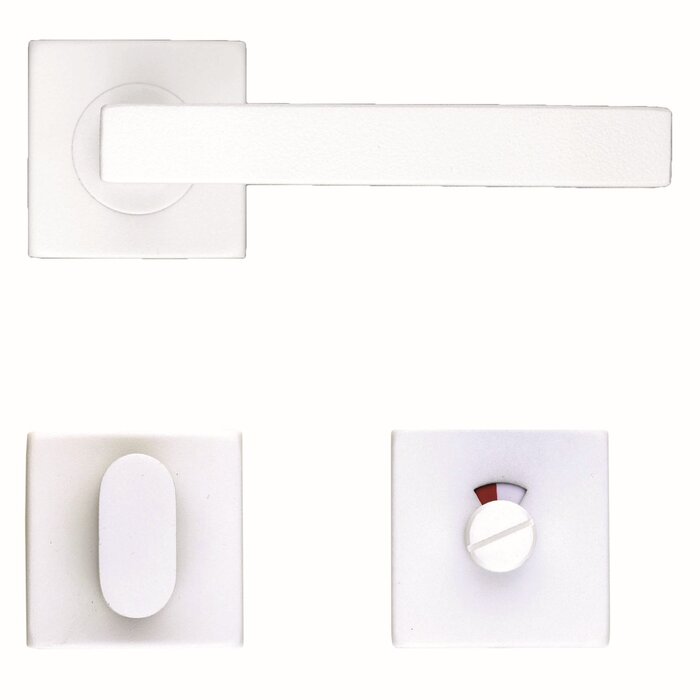 HDD white door handles Kubic Shape with structure