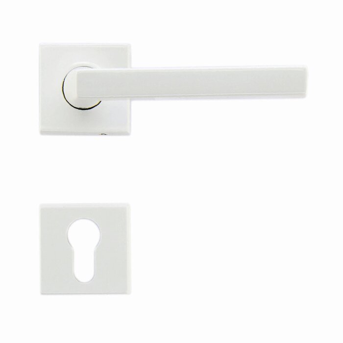 HDD Glanzend witte deurklinken Luïs