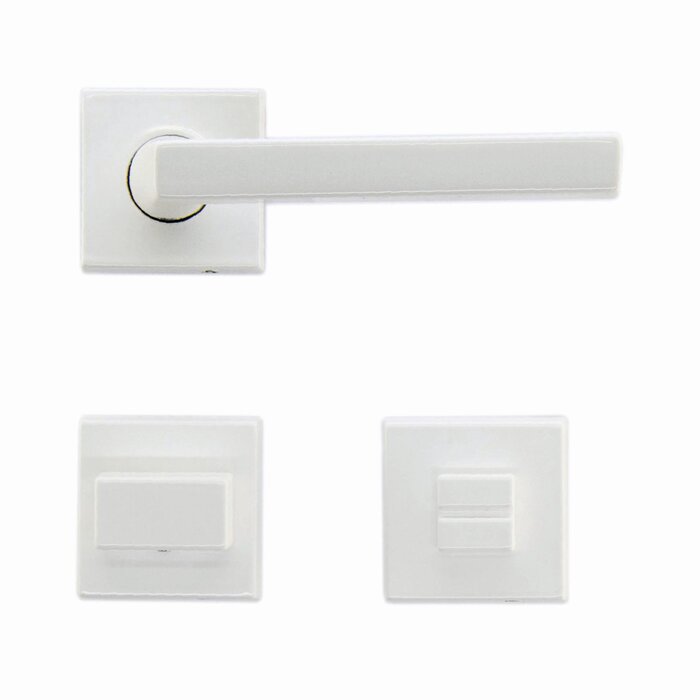 HDD Poignées de porte blanc brillant Luïs