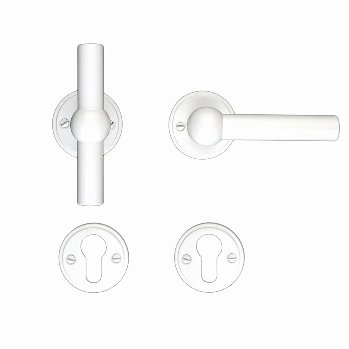 HDD White door handles Petana T+L