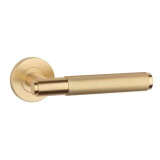 STERK Door handles OVAL 1741 pro 8mm Class 4 - matt gold