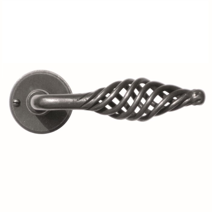 HDD Iron door handles 'spiralus round'