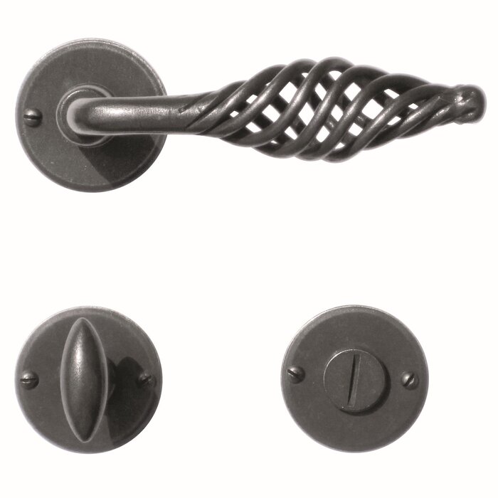 HDD Iron door handles 'spiralus round'